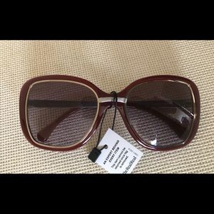 CHANEL Rectangular Oversize Sunglasses 6044-T